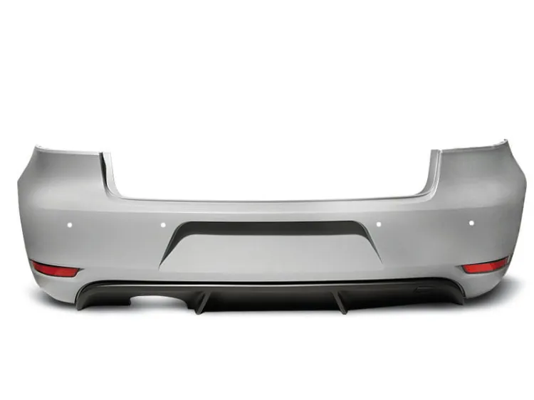 Zderzak tylny Volkswagen Golf MK6 08-12 GTI Style Single Pipe Czujniki Parkowania PDC