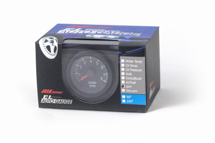 Auto Gauge VDO Black - Obrotomierz