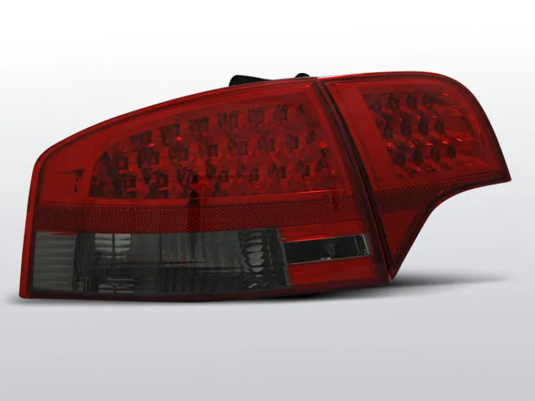 Lampy tylne AUDI A4 B7 11.04-11.07 SEDAN RED SMOKE LED