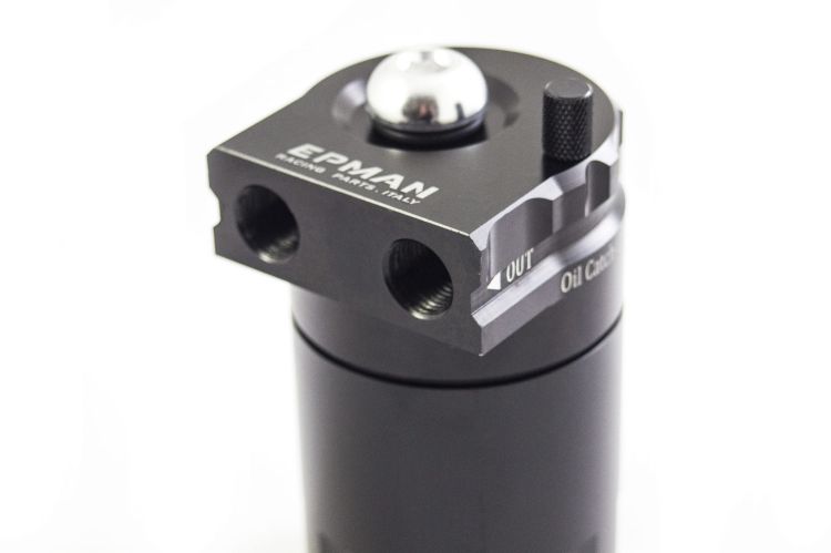 Epman Oil Catch Tank Black - Zestaw z filtrem