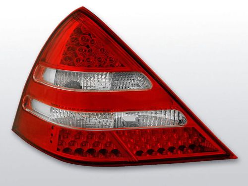 Lampy tylne MERCEDES R170 SLK 04.96-04 RED WHITE LED