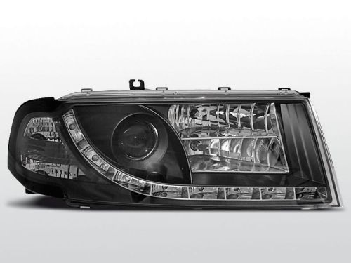 Lampy przednie SKODA OCTAVIA I 08.00-04.04 DAYLIGHT BLACK
