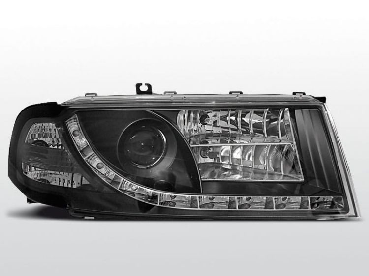Lampy przednie SKODA OCTAVIA I 08.00-04.04 DAYLIGHT BLACK