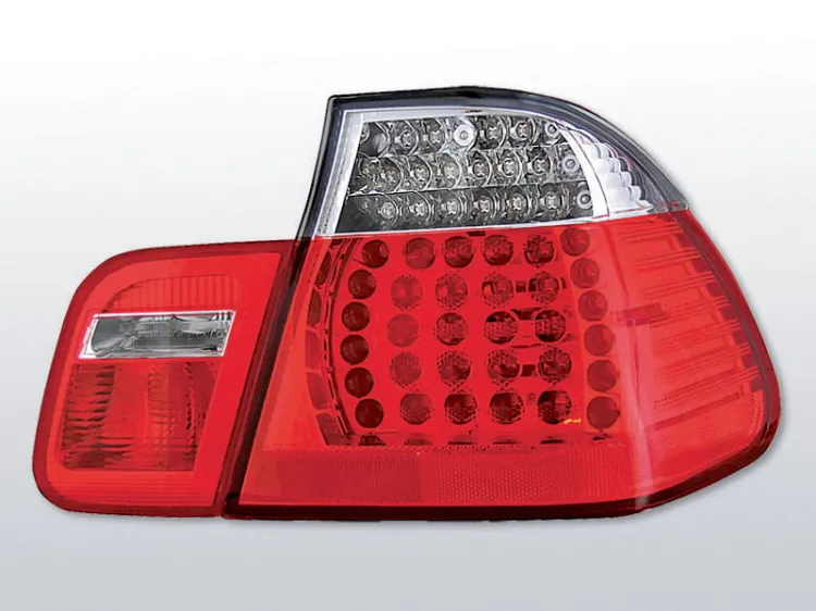 Lampy tylne BMW E46 05.98-08.01 RED WHITE LED