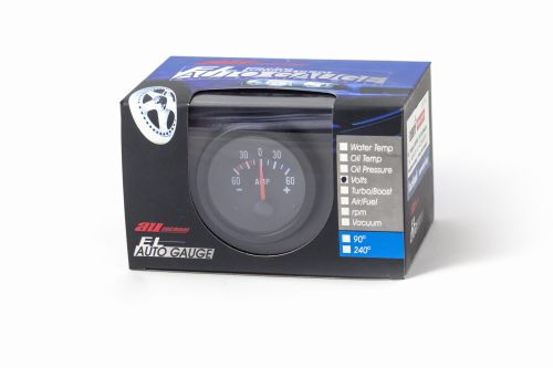 Wskaźnik dodatkowy amperomierz - Auto Gauge VDO Black Ampmeter 52mm