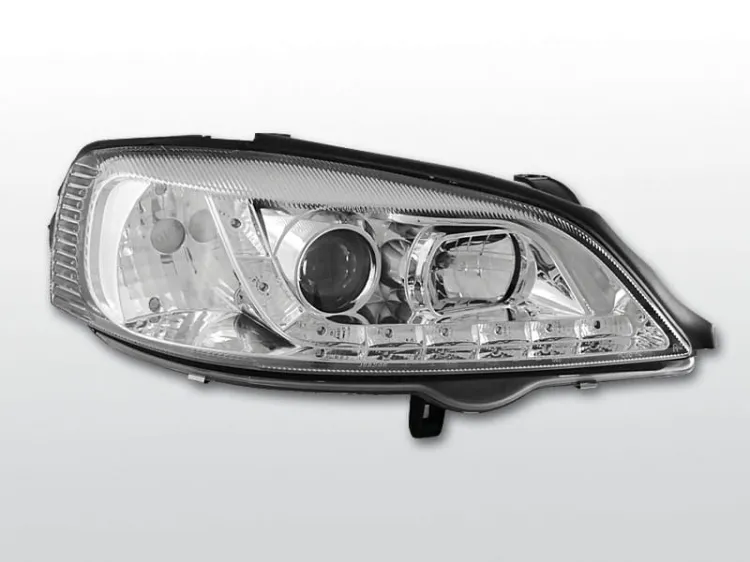Lampy przednie OPEL ASTRA G 09.97-02.04 DAYLIGHT CHROME