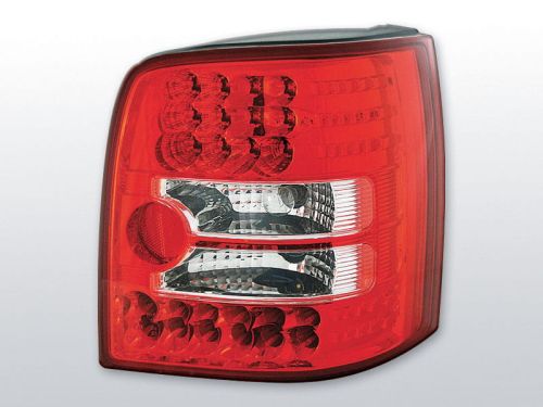 Lampy tylne VW PASSAT B5 11.96-08.00 VARIANT RED WHITE LED