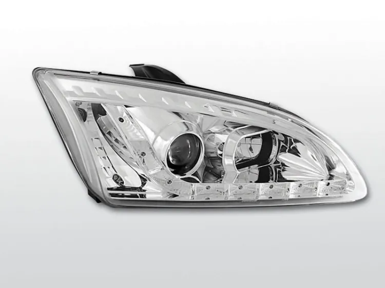 Lampy przednie FORD FOCUS II 09.04-01.08 DAYLIGHT CHROME