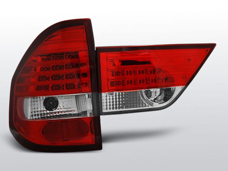 Lampy tylne BMW X3 E83 01.04-10 RED WHITE LED