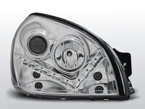 Lampy przednie HYUNDAI TUCSON 07.04-10 DAYLIGHT CHROME