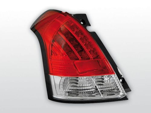 Lampy tylne SUZUKI SWIFT 05.05-10 RED WHITE LED