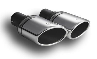 Pojedyncza końcówka wydechu ULTER N1-57P (prawa) 95x65 / długość 120 mm