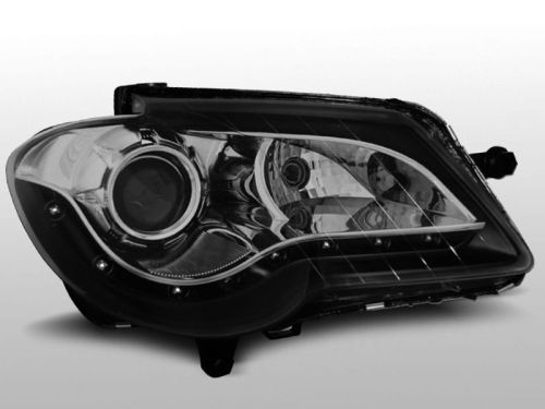 Lampy przednie VW TOURAN 06-10 DAYLIGHT BLACK
