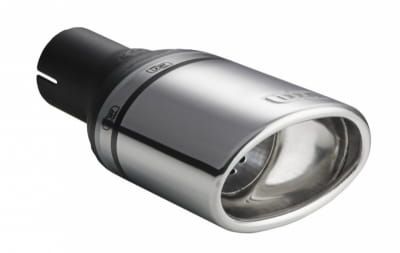 Pojedyncza końcówka wydechu ULTER N1-28 120x80 / długość 120 mm