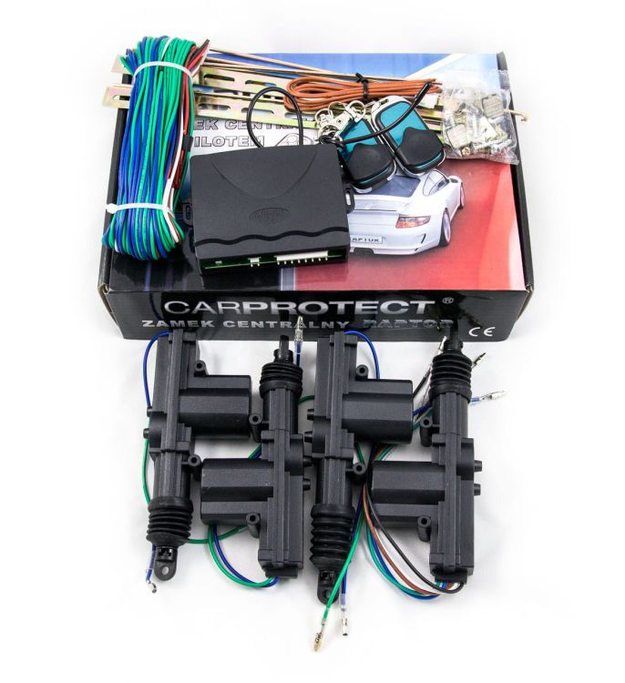 CARPROTECT RAPTOR - Centralny zamek 4 drzwi + sterowanie z pilota