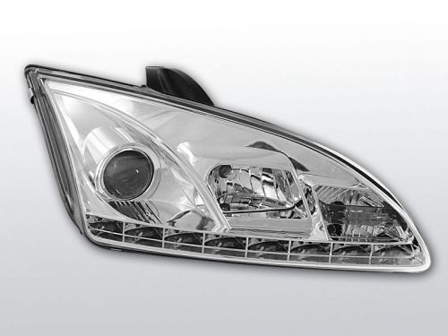 Lampy przednie FORD FOCUS II 09.04-01.08 DAYLIGHT CHROME