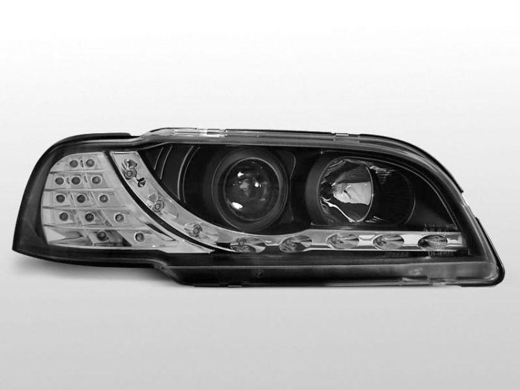 Lampy przednie VOLVO S40/V40 02.96-04.00 DAYLIGHT BLACK