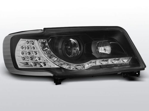 Lampy przednie AUDI 100 C4 12.90-06.94 DAYLIGHT BLACK