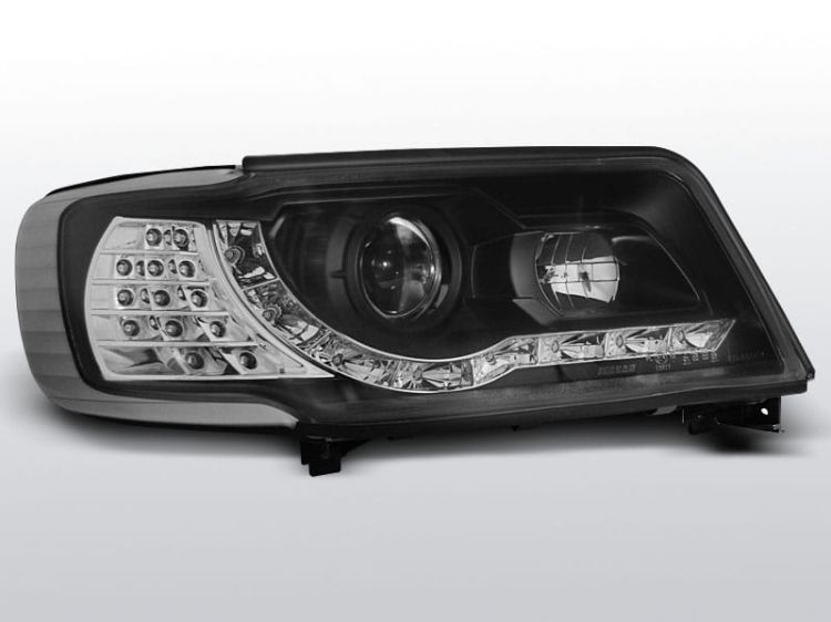 Lampy przednie AUDI 100 C4 12.90-06.94 DAYLIGHT BLACK
