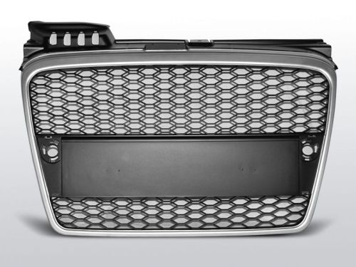Grill (atrapa) AUDI A4 (B7) RS-TYPE 11.04-03.08 MATT SILVER