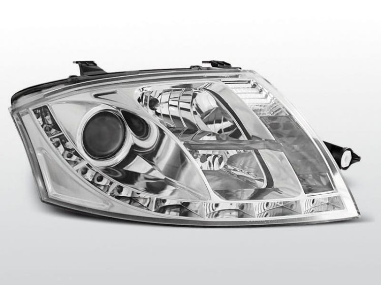 Lampy przednie AUDI TT 99-06 DAYLIGHT CHROME