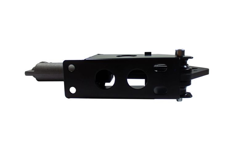 Hydrauliczny hamulec ręczny z zapadką