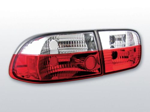 Lampy tylne HONDA CIVIC 09.91-08.95 2D/4D RED WHITE