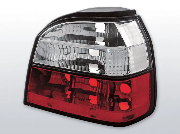 Lampy tylne VW GOLF 3 09.91-08.97 RED WHITE
