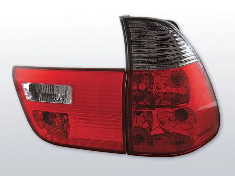 Lampy tylne BMW X5 E53 09.99-10.03 RED SMOKE