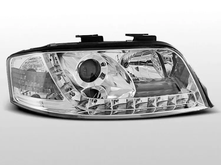 Lampy przednie AUDI A6 06.01-05.04 DAYLIGHT CHROME