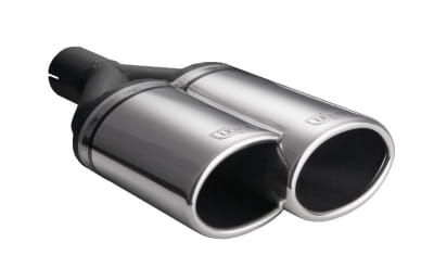 Podwójna końcówka wydechu ULTER N2-54L (lewa) 220x80 / długość 220 mm