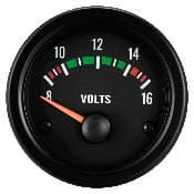 Wskaźnik dodatkowy woltomierz - Auto Gauge VDO Black Voltmeter 52mm