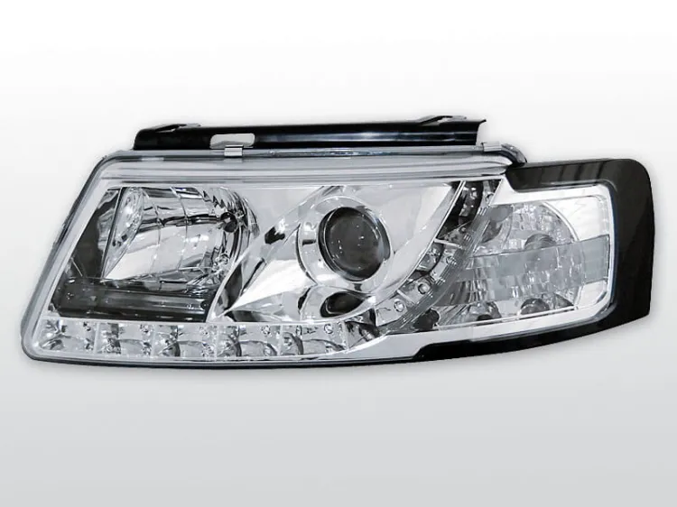 Lampy przednie VW PASSAT B5 3B 11.96-08.00 DAYLIGHT CHROME