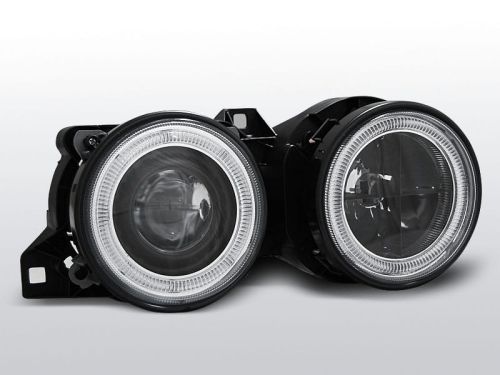 Lampy przednie BMW E30 11.82-06.94 ANGEL EYES BLACK