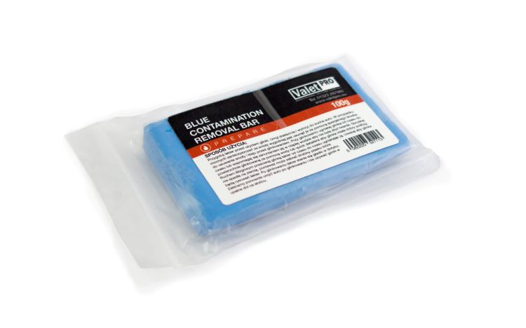 ValetPRO BLUE TRADITIONAL CLAY BAR 100G - GLINKA O ŚREDNIEJ AGRESYWNOŚCI