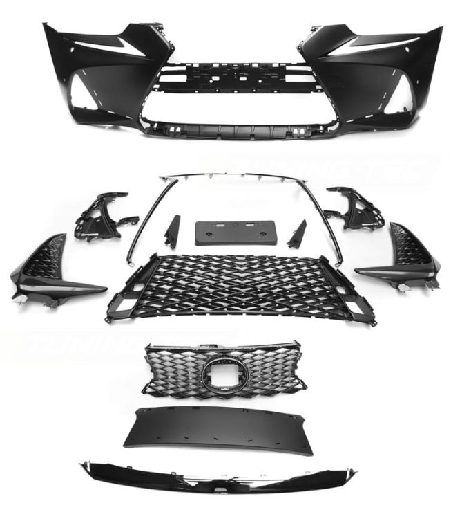 Zderzak przedni Lexus IS III 17+ F-Sport Look Czujniki parkowania PDC