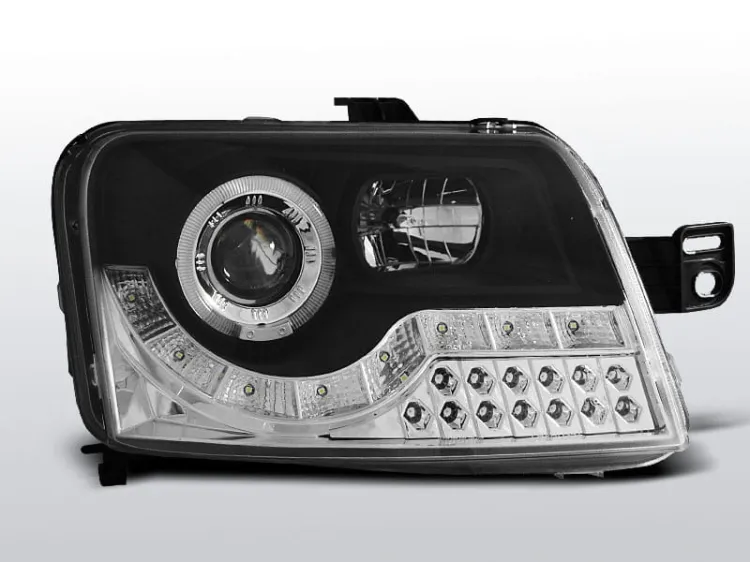 Lampy przednie FIAT PANDA 03- DAYLIGHT BLACK