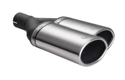 Podwójna końcówka wydechu ULTER N2-54P (prawa) 220x80 / długość 220 mm