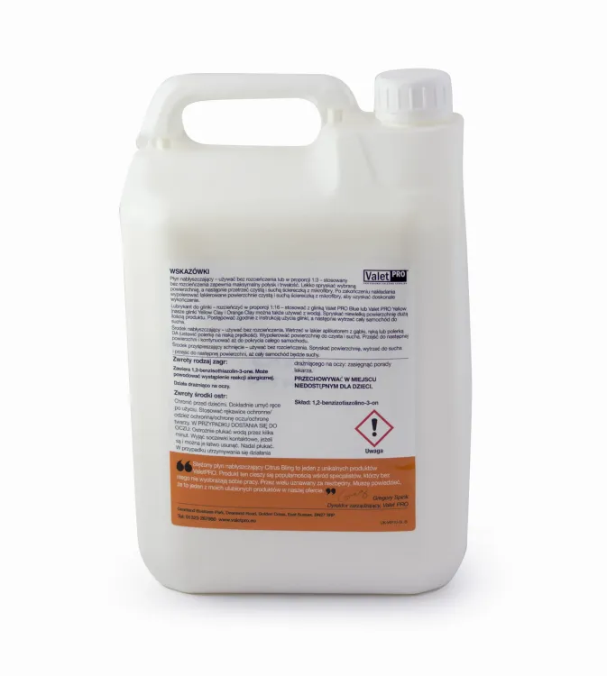 ValetPRO Citrus Bling 5L - Środek typu Quick Detailer