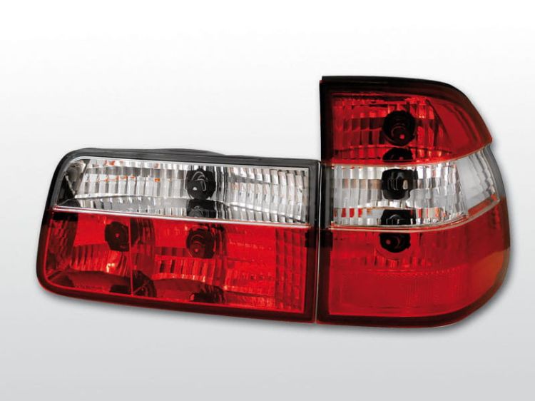 Lampy tylne BMW E39 09.95-08.00 TOURING RED WHITE
