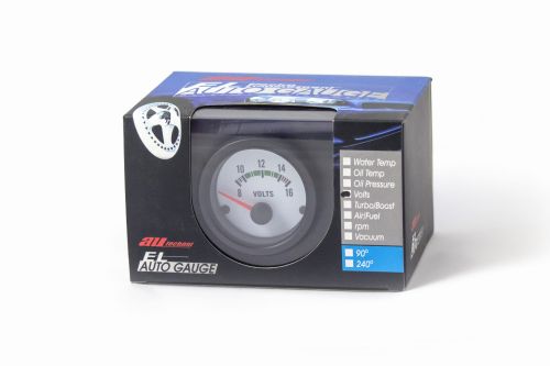 Wskaźnik dodatkowy woltomierz - Auto Gauge VDO White Voltmeter 52mm
