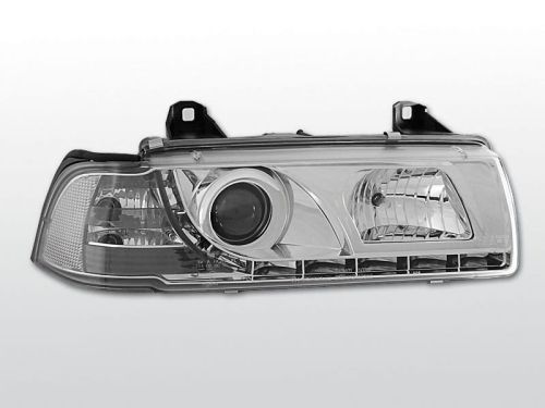 Lampy przednie BMW E36 12.90-08.99 DAYLIGHT CHROME