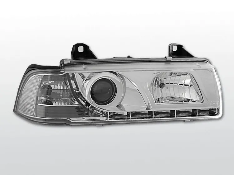 Lampy przednie BMW E36 12.90-08.99 DAYLIGHT CHROME