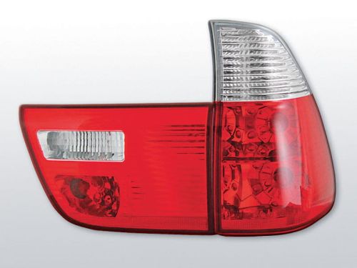 Lampy tylne BMW X5 E53 09.99-10.03 RED WHITE
