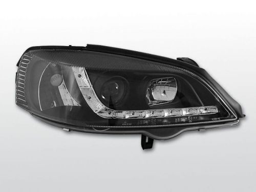 Lampy przednie OPEL ASTRA G 09.97-02.04 DAYLIGHT BLACK