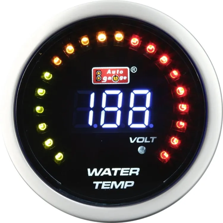 Auto Gauge LCD Water Temperature - Wskaźnik temperatury wody