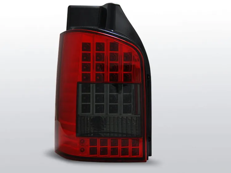 Lampy tylne VW T5 04.03-09 RED SMOKE LED