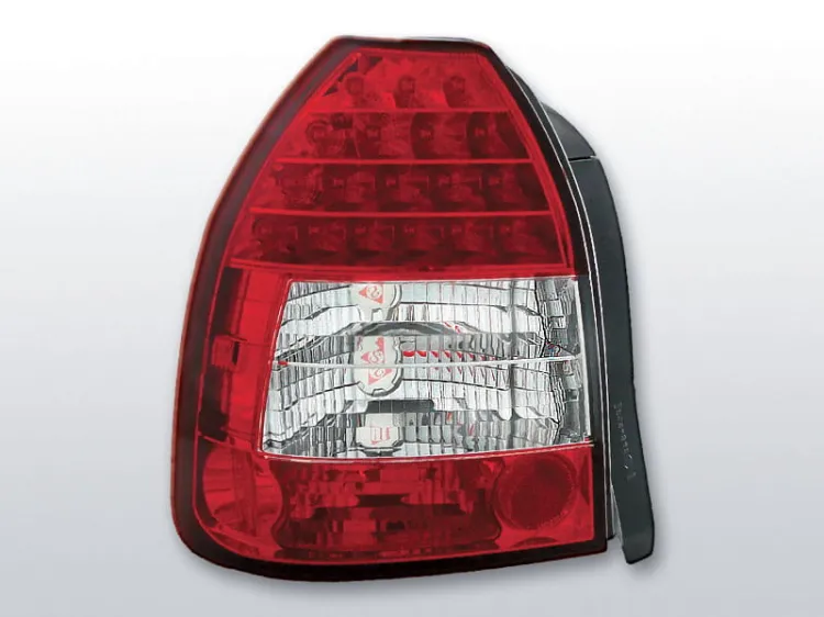 Lampy tylne HONDA CIVIC 09.95-02.01 3D RED WHITE LED