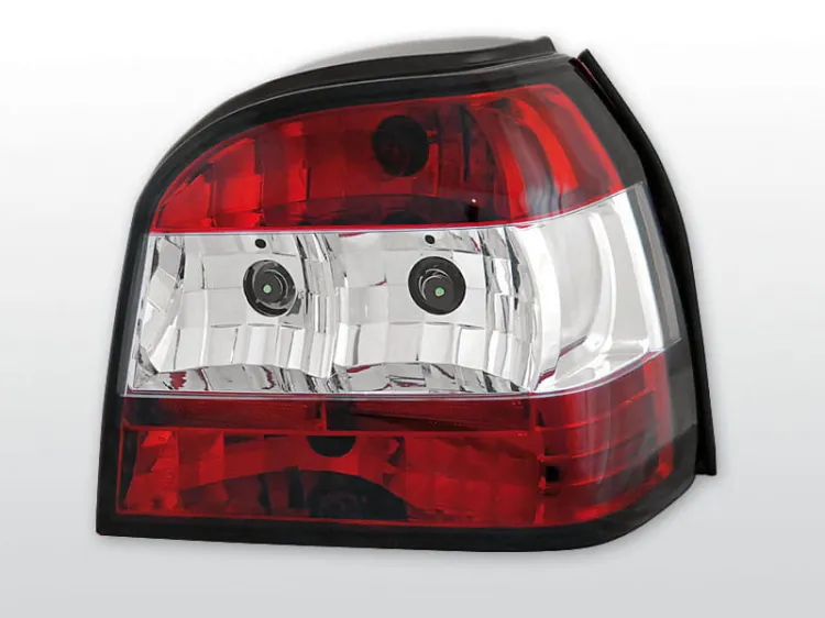 Lampy tylne VW GOLF 3 09.91-08.97 RED WHITE