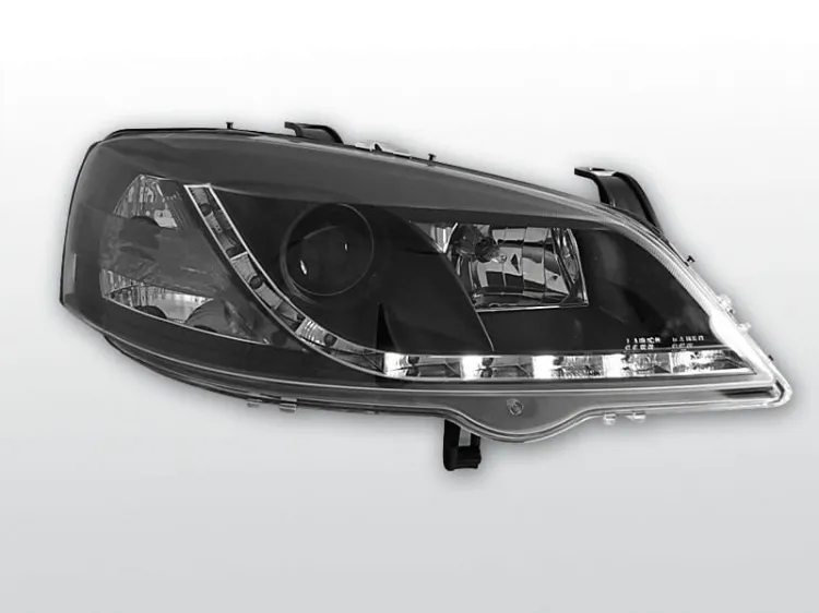 Lampy przednie OPEL ASTRA G 09.97-02.04 DAYLIGHT BLACK